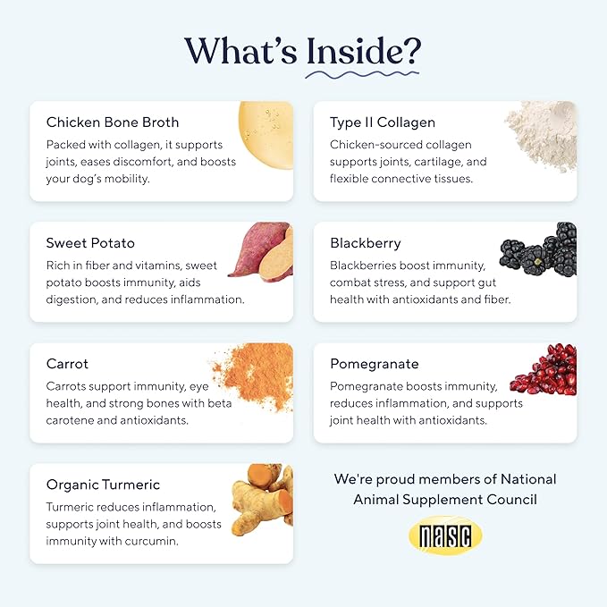 Pawfy Bone Broth for Dogs | Dog Seasoning Powder for Dry Food with Collagen - Supports Joints, Immunity & Digestion | Easy to Serve Bone Meal for Dogs | Unsalted Dog Gravy Topper for Pets