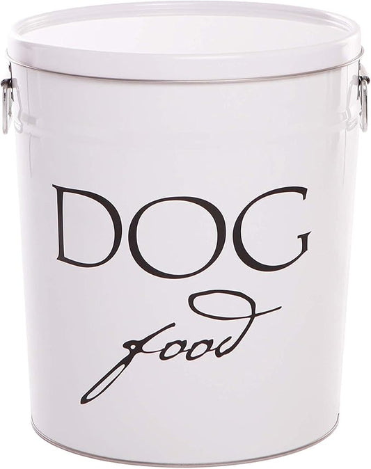 Harry Barker Pet Food Storage Collection, Classic White Food Storage - Small