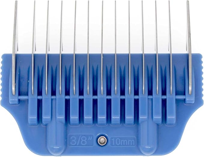 10MM 3/8" Cut Wide Clipper Guard Attachment for A5 Type Blade | Stainless Steel Blade for Professional Groomers and Stylist | Snap-On/Off Design