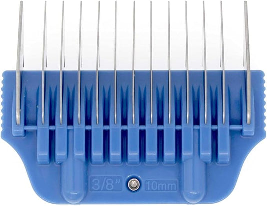 10MM 3/8" Cut Wide Clipper Guard Attachment for A5 Type Blade | Stainless Steel Blade for Professional Groomers and Stylist | Snap-On/Off Design