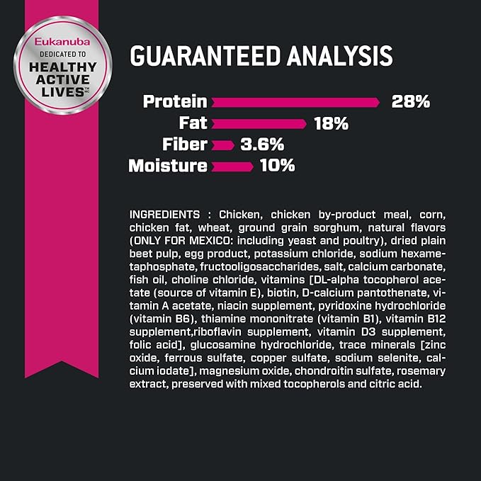 Eukanuba Adult Small Breed Dry Dog Food, 28 lb