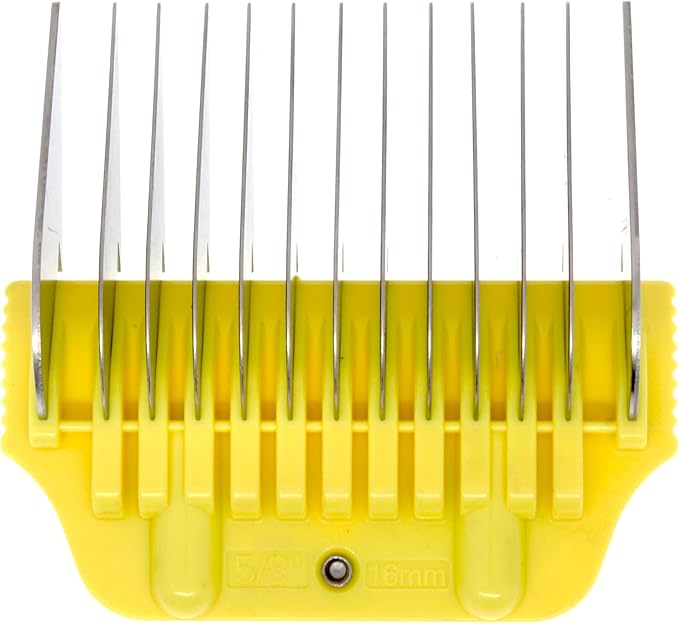 16MM 5/8" Cut Wide Clipper Guard Attachment Fits A5 Type Blade | Stainless Steel Blade for Professional Groomers and Stylist | Snap-On/Off Design