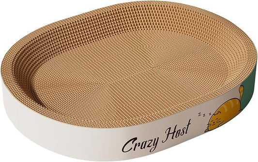 Pet Scratching Board Cat Scratch Pad for Indoor Sleeping (21.6" L x 15.7" W x 3.5" H)