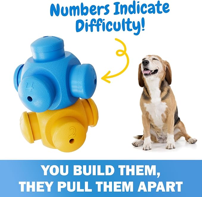Dog Puzzle Toys for Smart Dogs, Boredom Busters, Mentally Stimulating, Hard Puzzle, Toys to Keep Them Busy, Cognitive Dog Games, Puppy Puzzle Toys