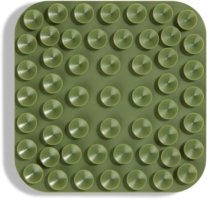 DOG by Dr. Lisa Lick Mat for Dogs - Grooming & Bath Time Mat - Suction Cup Slow Feeder Pad for Dogs - 53 Suction Cups - Great for Brushing, Washing & Feeding - Dishwasher Safe - Vet Created