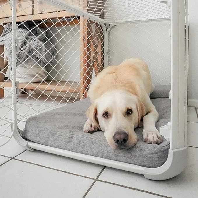 Diggs Bolstr Orthopedic Dog Bed with Headrest - Dog Crate Bed for Evolv Crate & Other Standard Pet Kennels - Durable & Comfortable - (X-Large)