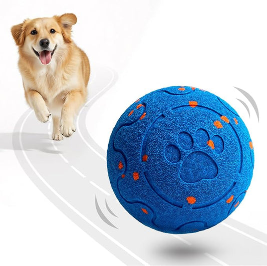 Dog Balls: Interactive Dog Ball Auto Rolling - Interactive Dog Toys for Aggressive Chewers - Bouncy & Throwable, Type-C Rechargeable, Washable, for Small & Medium & Large Dogs – Blue