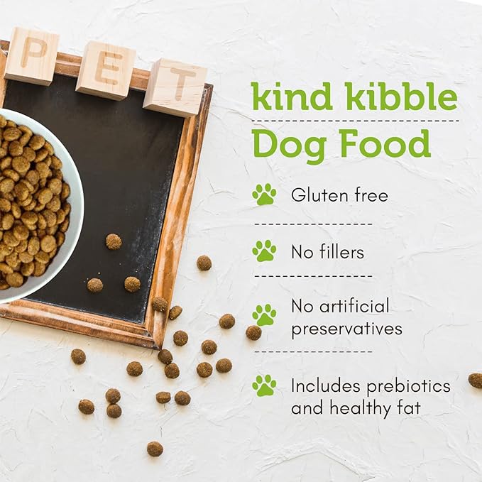 V-dog Vegan Kibble Dry Dog Food (24 LB) | Plant Based Protein with Added Taurine for Sensitive Stomach and Skin | Adult Dog Food | Vegetarian Superfood | Made in US