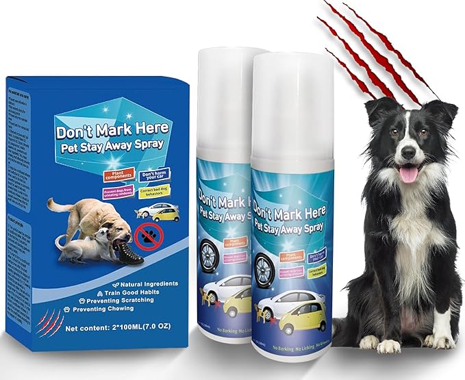 No Chew Spray for Dogs, 2025 Upgrade Spray for Dogs to Stop Chewing, Stop Dog Chewing Spray - Non-Toxic Bitter Deterrent Kit for Chewers, Anti Bite Training Aid (2x100ml) - Blue