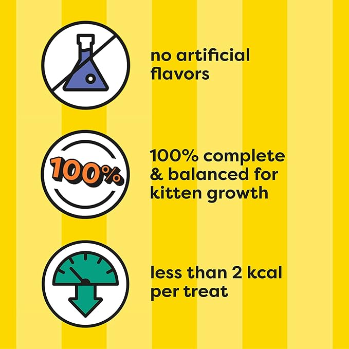 Temptations Kitten Crunchy and Soft Cat Treats Salmon and Dairy Flavor, 3 oz. Pouch, (Pack of 12)