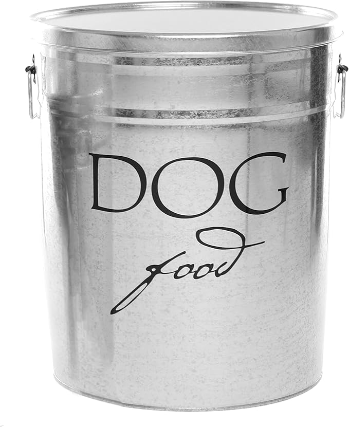 Harry Barker Pet Food Storage Collection, Classic Silver Food Storage - Medium