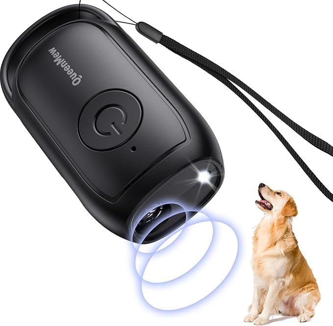 Anti Barking Device,26FT Dog Barking Control Devices,Portable Dog Barking Deterrent Devices,Handheld No Bark Dog Barking Control Device,Dog Behaviour Corrector IPX2 Waterproof Indoor & Outdoor Use