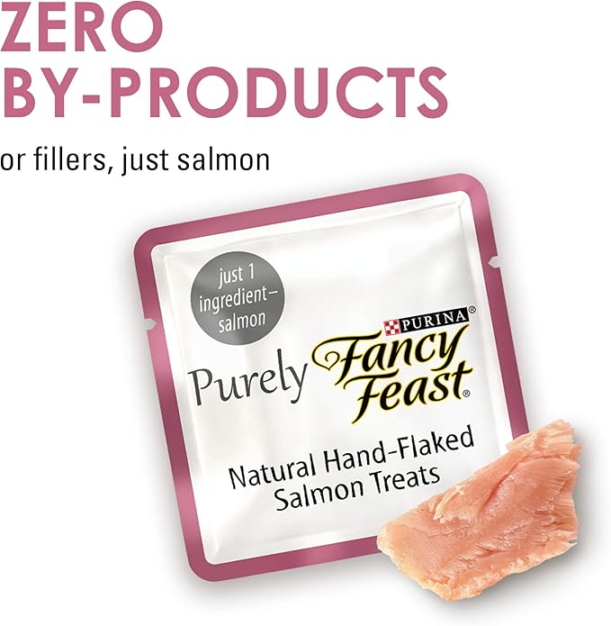 Purina Fancy Feast Natural Cat Treats Variety Pack, Purely Natural - (Pack of 5) 10 ct. Pouches