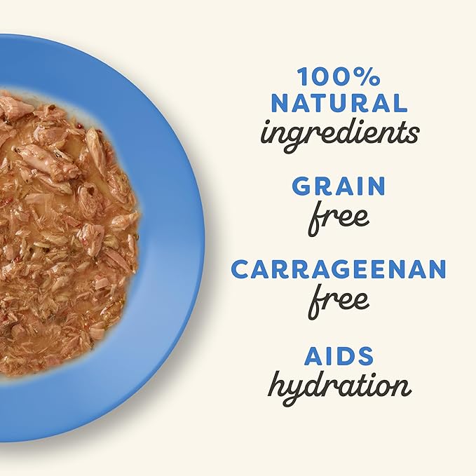 Applaws Natural Wet Cat Food in Gravy, Limited and Natural Ingredients, High Protein with No Artificial Additives, Fish Selection in Gravy (8X 2.12 oz Easy-Open Cups)