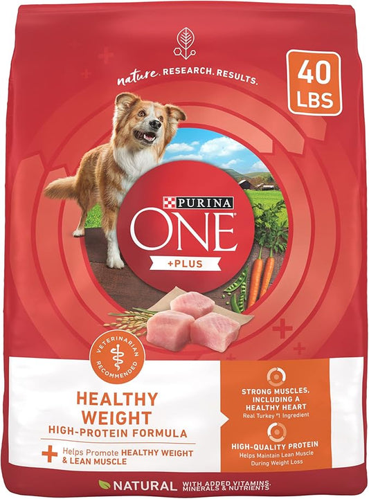 Purina ONE Plus Healthy Weight High-Protein Dog Food Dry Formula - 40 lb. Bag