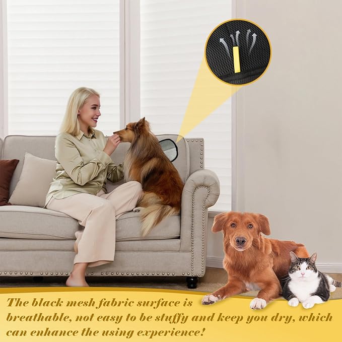 Pet Hair Removal Glove for Cats & Dogs, Reusable Cat Dog Electrostatic Hair Remover, Efficient Grooming Gloves for Pet Hair, Pet Hair Removal Glove for Couch, Furniture, Carpet, Curtain (1 Pcs)