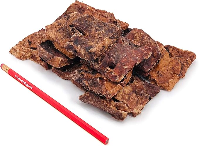 ValueBull Lamb Lung Wafers for Dogs, Premium 4 lb - All Natural Treat, Soft & Chewy, Single Ingredient