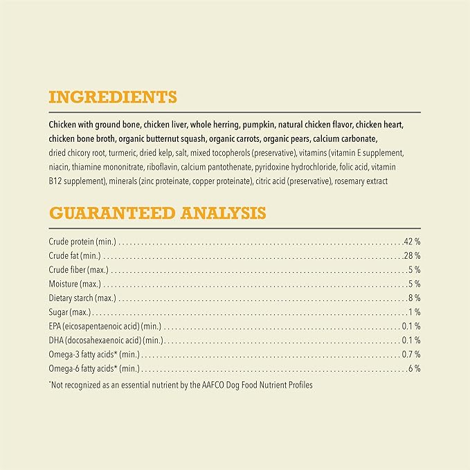 ACANA Grain-Free High Protein Freeze Dried Dog Food & Topper Free-Run Chicken Recipe Morsels 8oz Bag