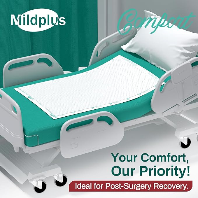 Heavy Duty Underpads 30x36 Inch ,75 Count, Ultra 10 Times More Absorbent Chucks Pads, Tear-Resistant Disposable Bed Pads with Strength Cloth Backing for Adults, Elderly Care