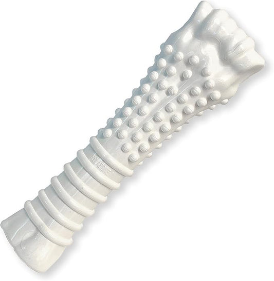 Nylabone Textured Knuckle Bone Power Chew Toy for Dogs, Durable & Tough Dog Toys for Aggressive Chewers, Chicken Flavor, X-Large - 50+ lbs, 1 Count