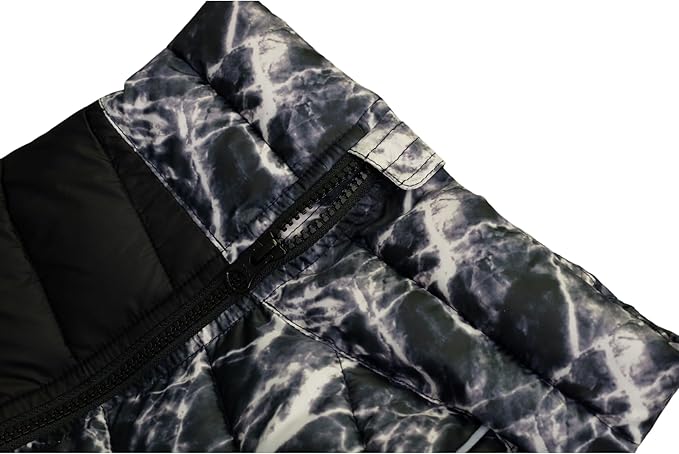 Lovelonglong Dog Coat Dog Warm Jacket, 4 Legs Covered Waterproof Windproof Reflective Warm Dog Vest, Zippered Adjustable Outdoor Dog Snow Jacket for Small Medium Large Dogs micai-Black S