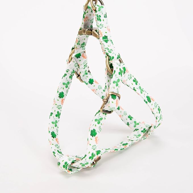 Angie and Allie Organic Cotton Personalized Step in Dog Harness,Custom Dog Halter Vests,Adjustable No Pull Canine Halter Harness for Small Medium Large Dogs