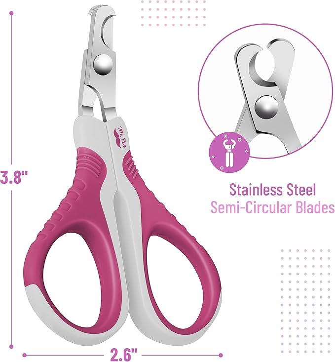 Mr. Pen- Cat Nail Clipper, Violet, Cat Nail Trimmer, Cat Nail Clippers, Cat Claw Clippers, Cat Clippers for Nails, Pet Nail Clippers, Kitten Nail Clipper, Small Dog Nail Clipper Cat Claw Trimmer