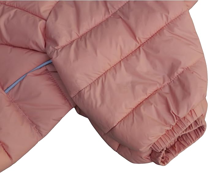 Lovelonglong Warm Jacket - 4 Legs Covered Waterproof Windproof Reflective Vest, Zippered Adjustable Outdoor Snow Jacket for Small Medium Large Dogs, Lotus Pink L