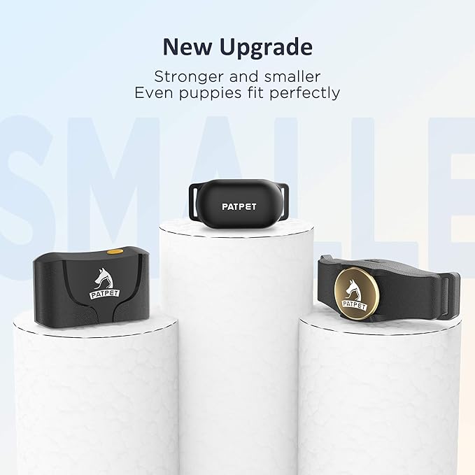 PATPET Dog Training Collar with Remote - Electric Dog Shock Collar for Small Medium Large Dogs - 3 Adjustable Safe Modes, Rechargeable Waterproof E Collar for Dogs (8-120 lbs)