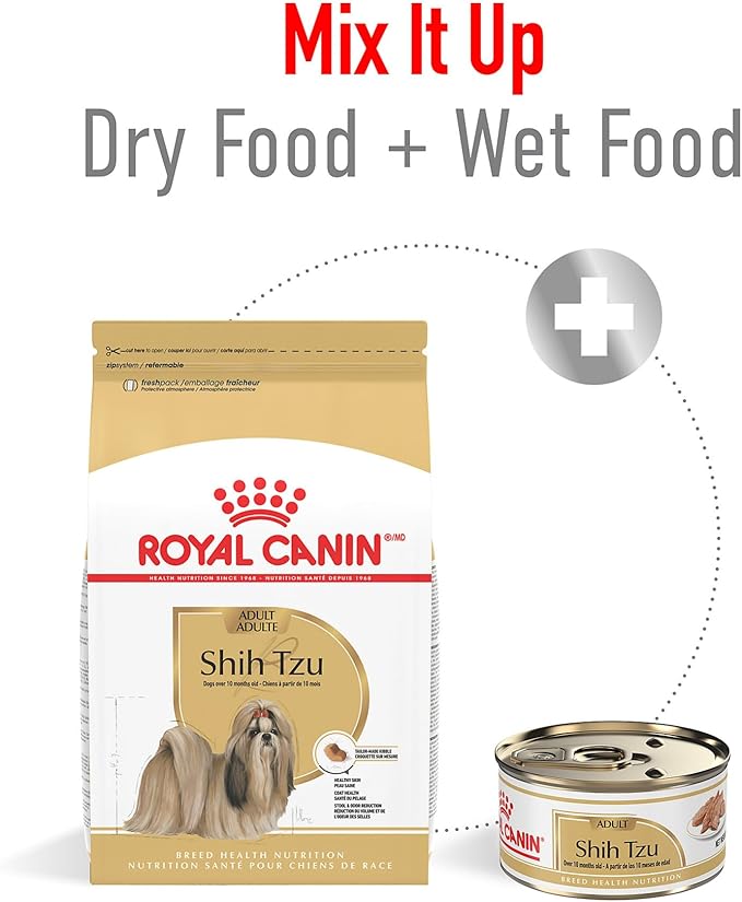 Royal Canin Shih Tzu Adult Breed Specific Dry Dog Food, 10 lb bag