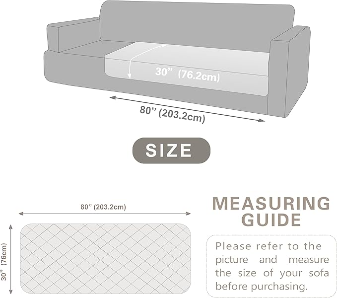 Dogs/Cats Bed Mats, Dog Pad Washable Removable Couch Cover with Anti-Slip Back, Plush Long Fur Mat, Perfect for Small, Medium and Large Dogs.(Magic Gray, 30"x80")