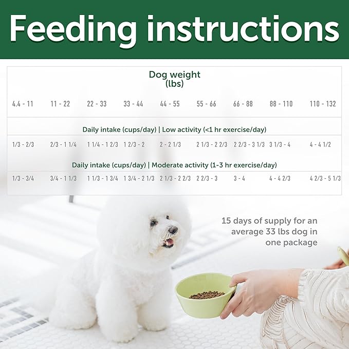 Nature's Protection Superior Care White Dogs Grain-Free Dry Dog Food - High Protein, Tear Stain Dog Food for All Breeds Light Coated All Life Stages Dogs, Fresh Pet Meal, Insect, 8.8 lb