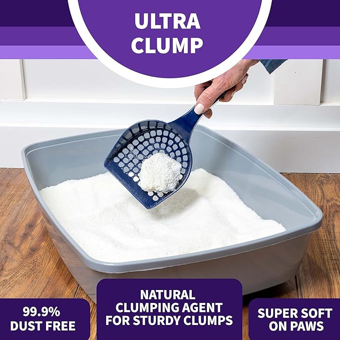 Litter Pearls Ultra Clump Unscented Crystal Clumping Cat Litter with Odorbond, 8 Pounds