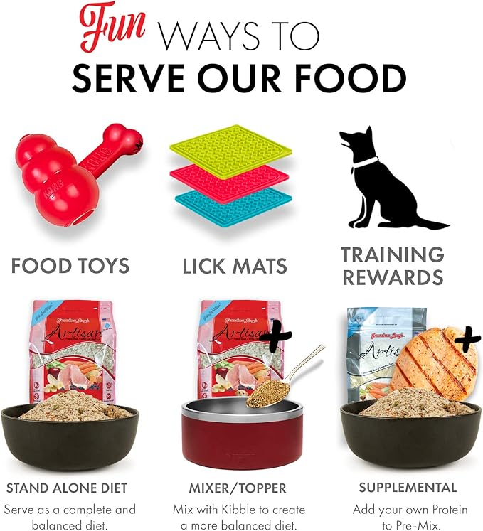 Grandma Lucy's Artisan Dog Food, Grain Free and Freeze-Dried - Artisan Pork, 10Lb Bag