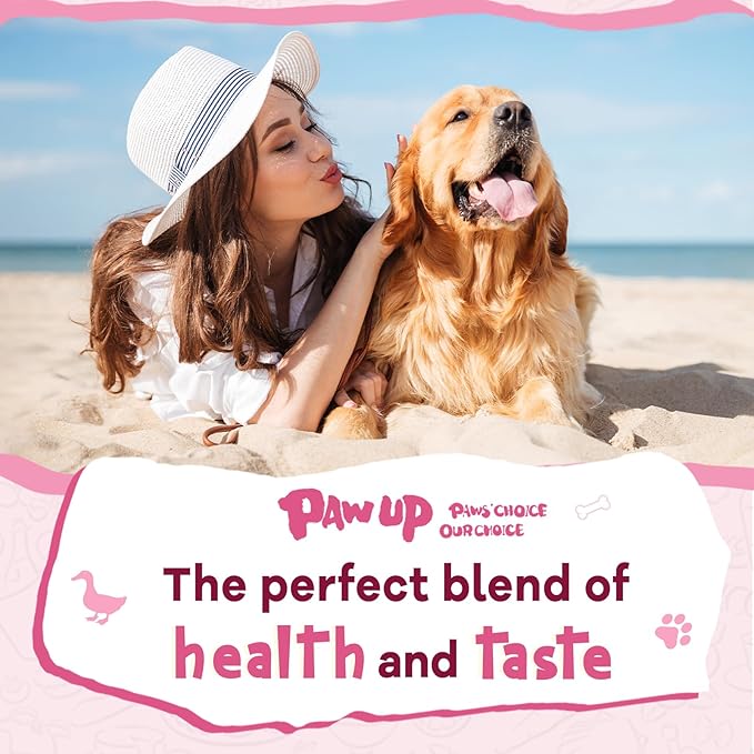 Duck Dog Treats, Calcium Bones Chews, Rawhide Free, Natural Snacks for Samll Dog w/Taurine,12.5 oz