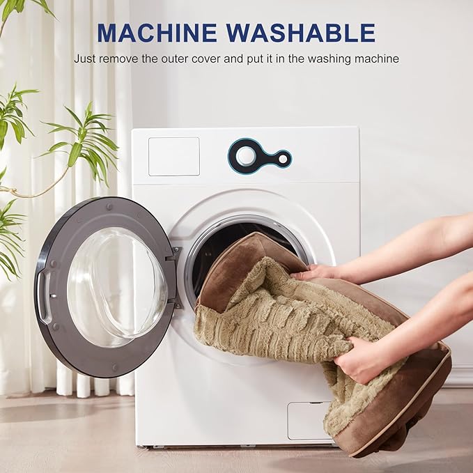 FURTIME Orthopedic Small Dog Beds - Waterproof Ultra Comfy Supportive Foam Pet Couch with Removable Washable Cover, Nonskid Bottom