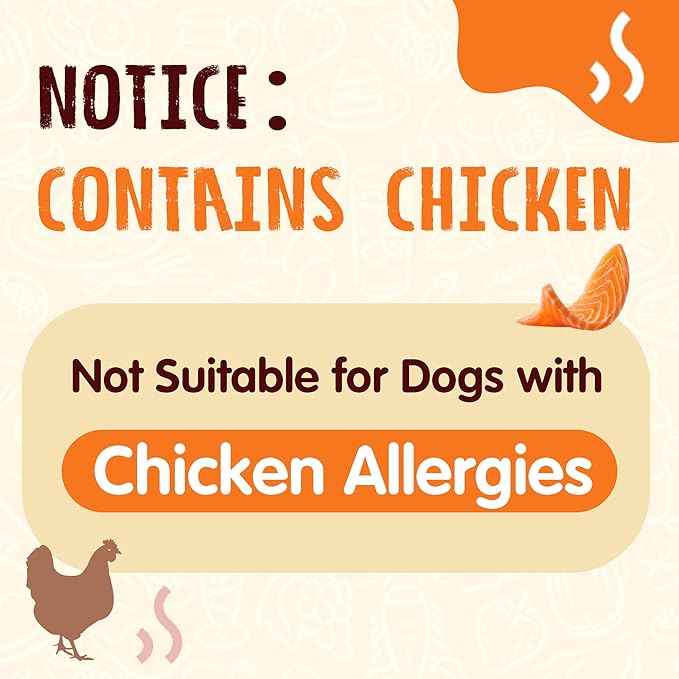 Salmon Dog Treats, Healthy Salmon Bites, Dog Jerky Training Treats with Taurine, Rich in Omega-3, 12oz (Smoked Flavor)