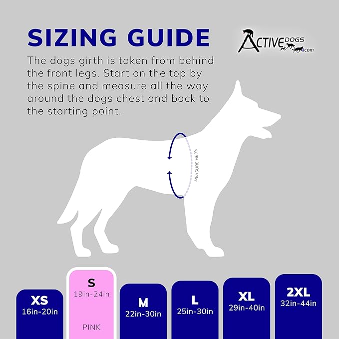 ActiveDogs Full Service Dog Kit - Small Pink - Vest Harness with Handle, ID Holder, ADA Service Dog Cards, Medical Alert Keychain, Leash & Patches
