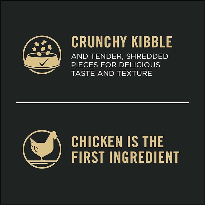 Purina Pro Plan Joint Health for Dogs, Large Breed Dog Food Dry, Shredded Blend Chicken & Rice Formula - 34 lb. Bag