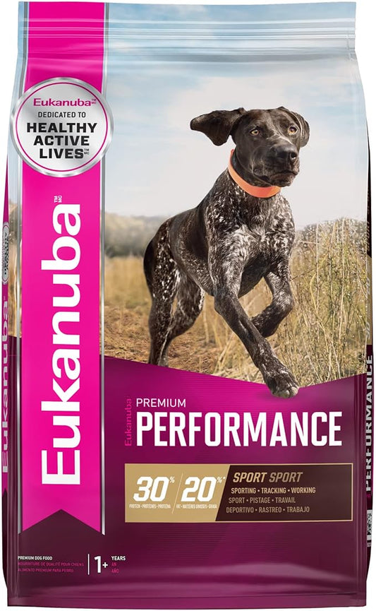 EUKANUBA Adult Premium Performance 30/20 Sport Dry Dog Food, 40 lb Bag