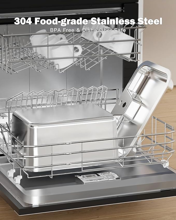 Dog Water Fountain for Large Dogs, tainless Steel 3Gallon Extra Big Pet Fountains, Dog Water Bowl Filter Automatic Dog Bowl Dispenser,Drinking Bowls for Multi Pets, Easy to Clean, Quiet Pump