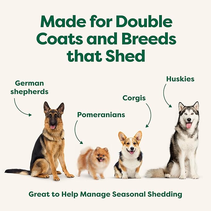 Earth Rated 3-in-1 Deshedding Dog Shampoo and Conditioner, Deodorizing Oatmeal Shampoos for Dogs and Puppies, Great for Smelly Pets, White Tea and Basil Scent, 16 oz