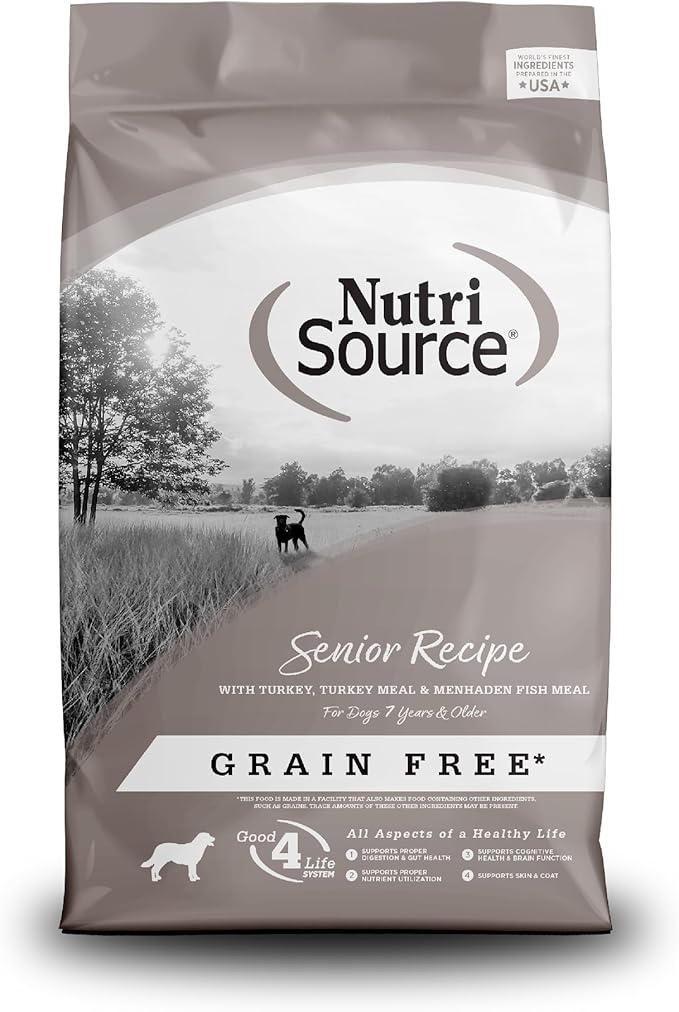 Nutrisource Grain Free ( Turkey ) Senior Dog Food 5Lb