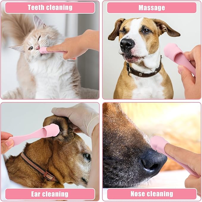 Pet Hair Removal Glove,Pet Hair Remover for Cat & Dog,New Upgraded Electrostatic Gloves Pet Hair,Reusable Electro Static Pet Hair Remover Electrostatic Gloves(2PC Red)