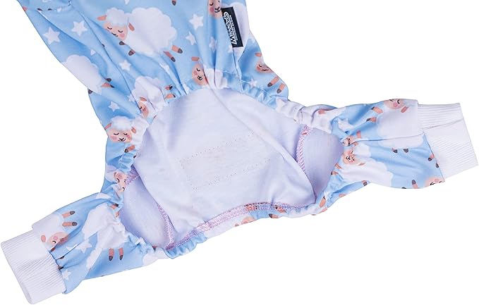 Blue Puppy Christmas Dog Clothes Pajamas for Small Medium Dogs Girl Boy,Funny Pet Cat Dog Shirts Costume Sweaters Pjs Onesie Shirt,Doggie Onesies Cat Pet Outfit Frenchie Clothes