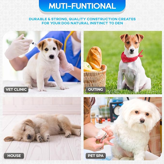 FDW Dog Crate for Small Dogs 18 Inch Folding Metal Wire Pet Cage Single Door W/Divider Panel Indoor Outdoor Kennel Leak-Proof Plastic Tray,Pink