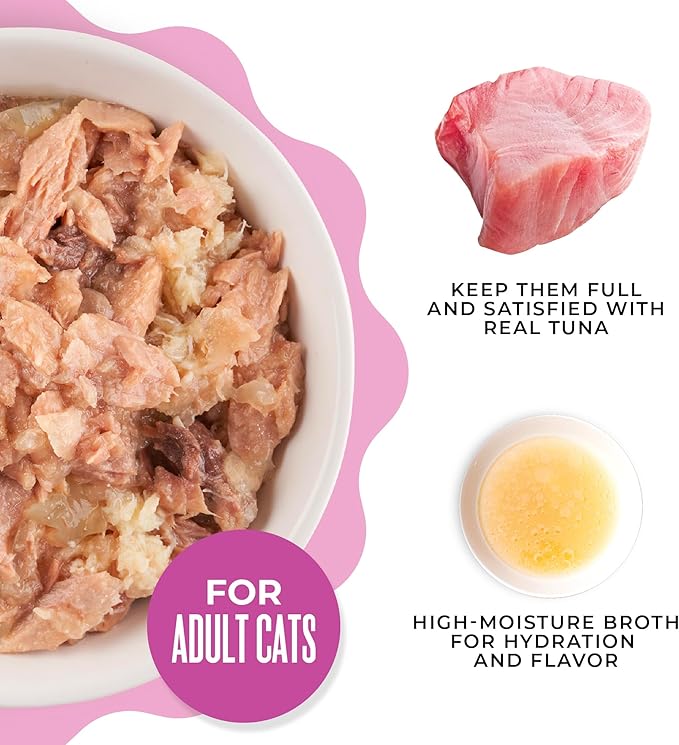 Tiki Cat Gelee Wet Cat Food, Tuna & Crab, 2.8 oz. Pouch (12 Count)