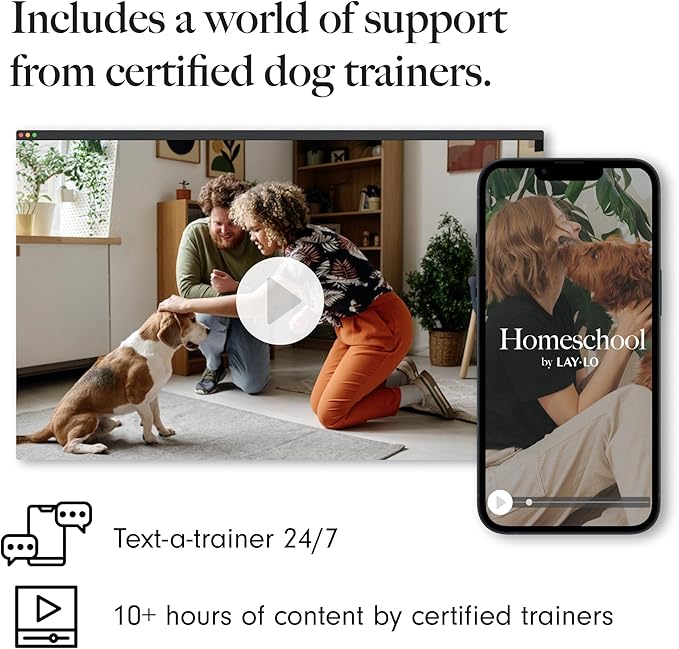 LAY LO Natural, Non-Toxic Cotton Rope Toys for Small and Medium Dogs | 2-Pack | Includes Live Support with Dog Trainer | Durable & Eco-Friendly | Unique Boho Designs with Handle | Puppy Teething Toy