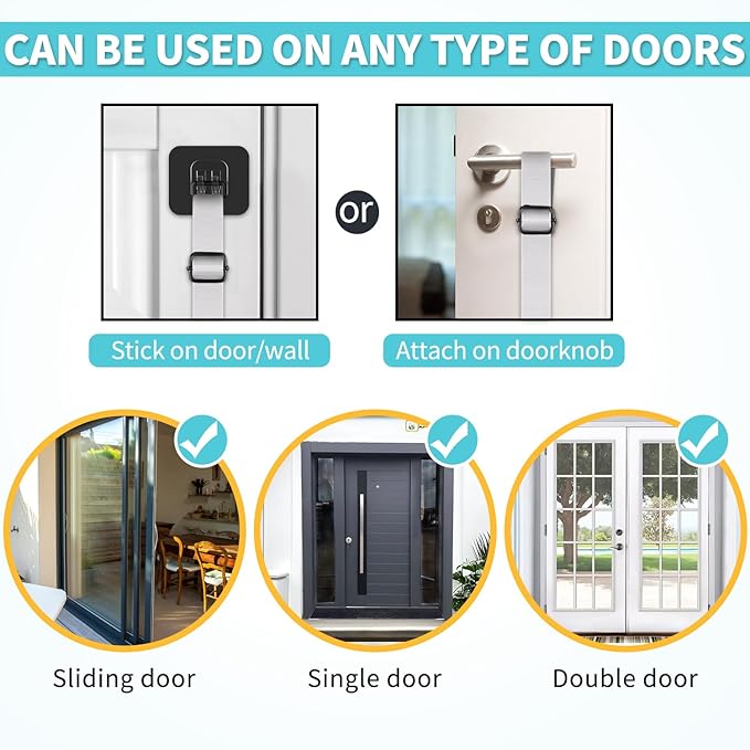 COOYOO Dog Doorbells, Adjustable Potty Training Dog Bells, Upgraded for Training Your Puppy The Easy Way, Premium Quality Housetraining Hanging Bell-5 Extra Large Loud 1.5 DoorBells