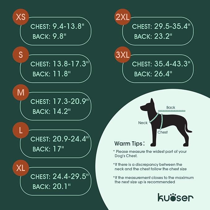 Kuoser Reversible Winter Coat, British Style Jacket for Small Dogs, Warm Windproof Puppy Cold Weather Clothes Vest, Pink XS